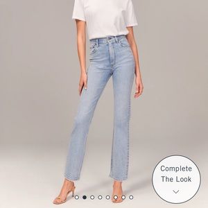 SOLD Abercrombie & Fitch Ultra High Rise Ankle Straight Jeans Size 30